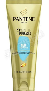Pantene 3 Minute Miracle Nem Terapisi Saç Bakım Kremi 200 ml Zenginleştirilmiş Formül