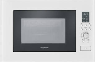 Silverline MW9018W01 Beyaz 25 lt Izgaralı Mekanik Ankastre Mikrodalga Fırın