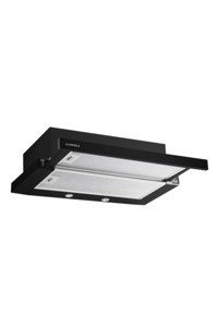 Luxell DS6-905 S Bacalı Sürgülü Tek Motorlu Siyah Aspiratör