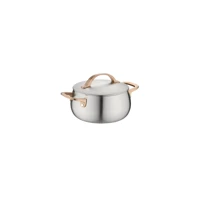 Berghoff Home Belly Kapaklı Güveç Tenceresi 18CM Warm Pembe - Metalik