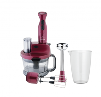 Karaca Pro Spiral Doğrayıcılı Rendeli Çırpıcılı 1000 W Mutfak Robotu Pembe