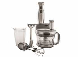 Karaca Pro Spiral Doğrayıcılı Rendeli Çırpıcılı 1000 W Mutfak Robotu Gri