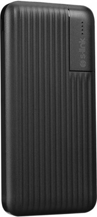 S-link G101 10000 mAh Hızlı Şarj USB & Type C Çoklu Kablolu Powerbank Siyah