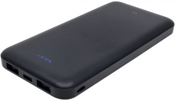 Dexim TB-10 10000 mAh Hızlı Şarj USB & Type C Çoklu Kablolu Powerbank Siyah
