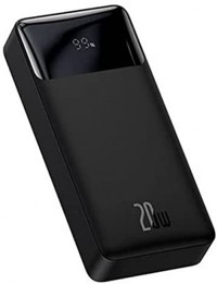 Baseus Gan 10000 mAh Hızlı Şarj USB & Type C Çoklu Kablolu Powerbank Siyah