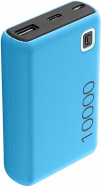 Cellularline Essence 10000 mAh Hızlı Şarj USB & Type C Kablolu Powerbank Mavi