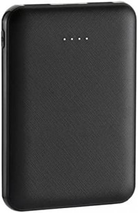 King Power Power KP-56 5000 mAh Hızlı Şarj Micro USB Çoklu Kablolu Powerbank Siyah