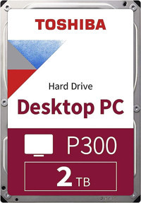 Toshiba P300 HDWD120UZSVA 2 TB 3.5 İnç 7200 RPM 64 MB SATA 3.0 PC Harddisk