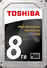 Toshiba N300 HDWN180UZSVA 8 TB 3.5 İnç 7200 RPM 128 MB SATA 3.0 PC Harddisk