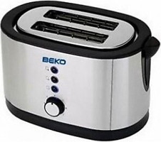 Beko BKK 2191 2 Dilim Kırıntı Tepsili 800 W İnox Mini Ekmek Kızartma Makinesi