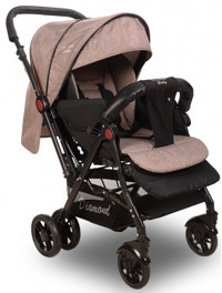 Diamond Baby Baby Sapphire Çift Yönlü Katlanabilir 360 Derece Dönen Tam Yatar Kabin Tipi Puset Bebek Arabası Kahverengi