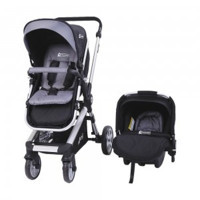 Star Baby SB202 Rabbit Çift Yönlü Katlanabilir 360 Derece Dönen Travel Sistem Bebek Arabası Gri