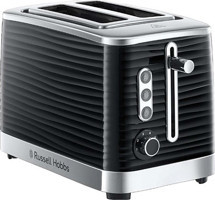 Russell Hobbs 24371-56 Inspire 2 Dilim Kırıntı Tepsili Telli Akıllı 1050 W Siyah Retro Mini Ekmek Kızartma Makinesi