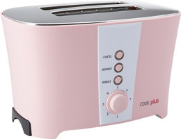 Cookplus Rosa 2 Dilim Kırıntı Tepsili Telli 800 W Rosegold Mini Ekmek Kızartma Makinesi