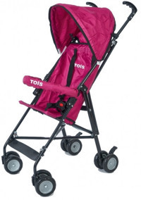 Tois Baby Roma Katlanabilir 360 Derece Dönen Kabin Tipi Baston Bebek Arabası Pembe