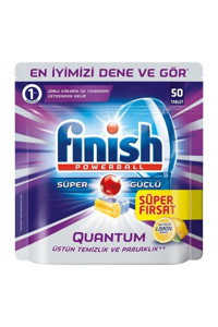 Finish Quantum Limon Kokulu Tablet Bulaşık Makinesi Deterjanı 50 Adet