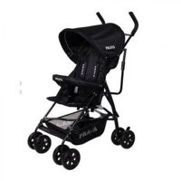 Prava P-01 Smart Katlanabilir Tek Elle Kapanan 360 Derece Dönen Tam Yatar Kabin Tipi Baston Bebek Arabası Siyah