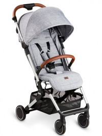 ABC Design Ping Katlanabilir Tek Elle Kapanan 360 Derece Dönen Tam Yatar Kabin Tipi Puset Bebek Arabası Gri
