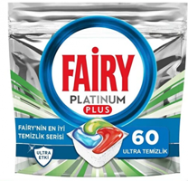 Fairy Platinum Plus Ulta Tablet Bulaşık Makinesi Deterjanı 60 Adet