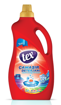 Tex Canlı Renkler 41 Yıkama Renkliler İçin Sıvı Deterjan 2.5 lt