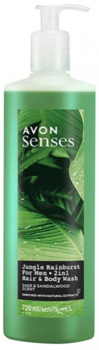 Avon Jungle Tüm Saçlar İçin Adaçayı Şampuan 720 ml