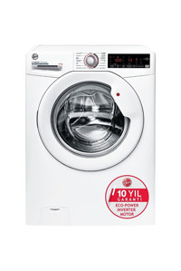 Hoover H3WS 411TAME/1-17 11 kg 1400 Devir A+++ Enerji Sınıfı Buharlı Beyaz Solo Çamaşır Makinesi