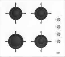 Beko BSTOC 827 B Beyaz Cam 4 Gözlü Doğalgazlı Set Üstü Ocak
