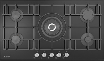 Arçelik OCD 790 S Wok Gözlü Siyah Cam 5 Gözlü Doğalgazlı Ankastre Ocak