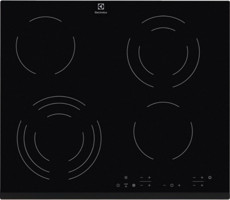 Electrolux EHF6343FOK Siyah Cam 4 Gözlü Dokunmatik Elektrikli Ankastre Ocak