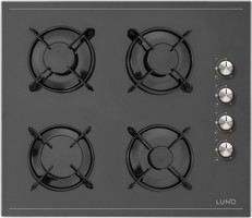 Luno LC5335B01 Siyah Cam 4 Gözlü Doğalgazlı Ankastre Ocak