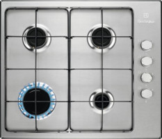 Electrolux KGS6404SX Paslanmaz Çelik 4 Gözlü Doğalgazlı Ankastre Inox Ocak