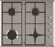 Çetintaş 545 IT 4 Gözlü Doğalgazlı Set Üstü Inox Ocak
