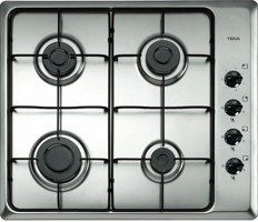 Teka HLX 60 4G AI AL Paslanmaz Çelik 4 Gözlü Doğalgazlı Ankastre Inox Ocak