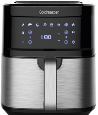 Goldmaster Smarty Cook GM-7486 Airfryer 7 lt Tek Hazneli Yağsız Sıcak Hava Fritözü Gümüş
