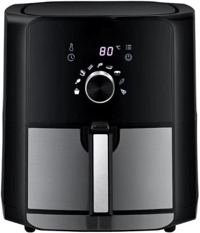 Dalle DL- AF558T2 XL Airfryer 5.5 lt Tek Hazneli Yağsız Sıcak Hava Fritözü Gümüş
