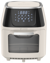 Yasomi Y88 XXL Oven Airfryer 8 lt Tek Hazneli Sıcak Hava Fritözü Gümüş