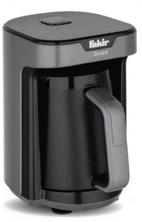 Fakir Base Tek Hazneli Otomatik 180 ml Su Hazneli 4 Fincan Akıllı 535 W Gri Türk Kahvesi Makinesi