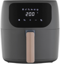 Fakir Easy Chefry Airfryer 4 lt Tek Hazneli Yağsız Sıcak Hava Fritözü Gri