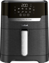 Tefal Easy Fry & Grill Precision (EY5058) Airfryer 4.2 lt Tek Hazneli Izgara Yapan Yağsız Sıcak Hava Fritözü Siyah