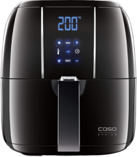 Caso AF 200 Airfryer 3 lt Tek Hazneli Izgara Yapan Yağsız Sıcak Hava Fritözü Siyah