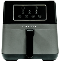 Luxell Fastfryer LXAF-01 Airfryer 7.5 lt Tek Hazneli Izgara Yapan Yağsız Sıcak Hava Fritözü Gri