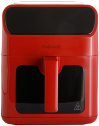 Robx Robwell AS28 XL Airfryer 6 lt Tek Hazneli Yağsız Sıcak Hava Fritözü Kırmızı