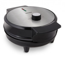 Homend Waffling 1350H Yuvarlak Tekli Tek Yönlü 1000 W Siyah Waffle Makinesi