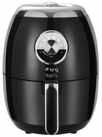King Magicfry KYF-25 Airfryer 3.5 lt Tek Hazneli Sıcak Hava Fritözü Siyah