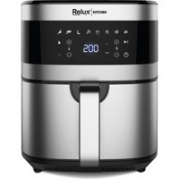 Relux RAF6500 Airfryer 6.5 lt Tek Hazneli Led Ekranlı Yağsız Sıcak Hava Fritözü Gümüş