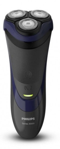 Philips 3000 Series S3120/06 Tek Başlıklı Sinekkaydı Islak Döner Başlıklı Kablosuz Tıraş Makinesi