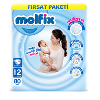 Molfix Mini 2 Numara Bebek Bezi 80 Adet