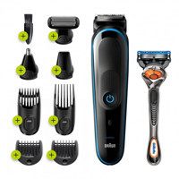 Braun MGK 5280 Saç Sakal Vücut Ense Kulak ve Burun 4 Başlıklı Çok Amaçlı Kablosuz Tıraş Makinesi