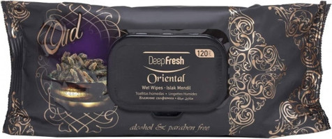 Deep Fresh Oriental Oud Antibakteriyel 120 Yaprak Islak Mendil