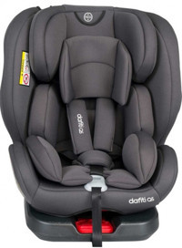 Coolbaby Dafiti Isofix 360 Derece Dönen Yatabilen Yükseklik Ayarlı Sürüş Yönü Oto Koltuğu Gri
